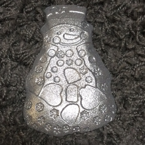 Christmas holiday snowman glitter glass 3 piece Akcam dishes & 3 piece bowl set - Picture 3 of 7